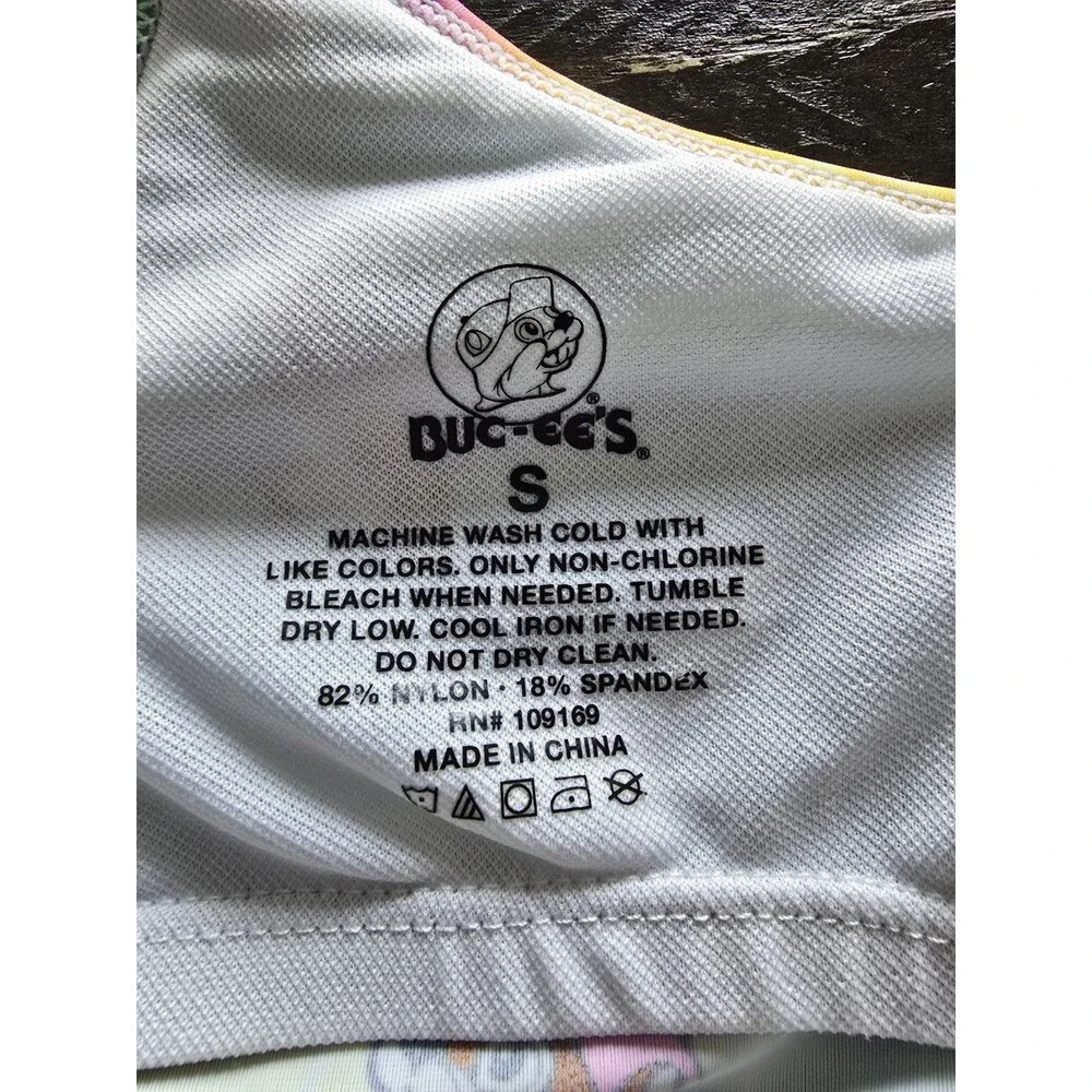 Buc-ee’s Iconic Beaver Logo Swim Top Size Small